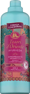 Zdjęcie produktu dla TESORI D'ORIENTE Ajurwedyjski koncentrat do płukania tkanin. Główne nuty zapachowe: Amla (indyjski agrest) i paczula. (58 prań) 1160 ml
