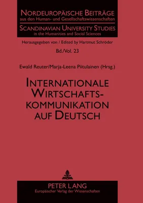 Produktbild von Internationale Wirtschaftskommunikation auf Deutsch