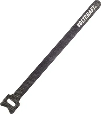 Produktbild von VOLTCRAFT Klett Kabelbinder 420mm Klett Kabelbinder 420mm (L x B) 420 mm x 12 mm Dunkelgrau