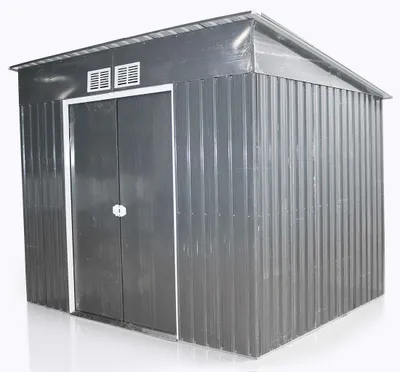 Immagine prodotto di Casa da giardino in metallo M.A.T. 239 x 196 x 202 cm grigio