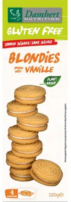 Produktbild von Damhert Blondies zuckerfreie Kekse 120g
