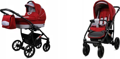 Obrázok produktu pre BabyLux® Largo | Kočík 2v1 Set | Chili Silver | Kombi kočík | Kočíková súprava | Kočík