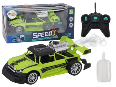 Obrázek produktu pro Rc Sentence Car 1:20 Smoke Effect Lights Green