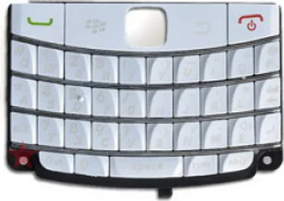 Produktbild von Blackberry 9700, 9780 Tastenmatte QWERTZ weiß