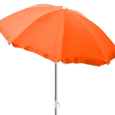 Produktbild von Sonnenschirm Strandschirm rund Ø1,80m Polyester knickbar UV Schutz