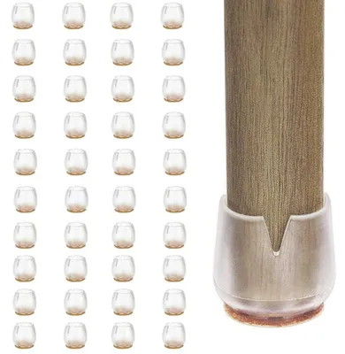 Produktbild von Möbelgleiter Stuhlgleiter Filzgleiter - Silikon - 12 bis 16 mm - 40 Stück