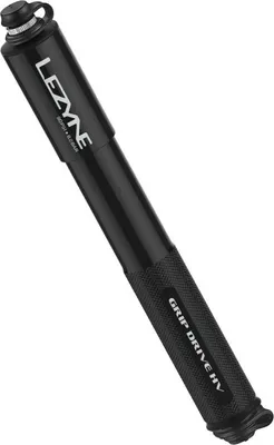 Produktbild von Lezyne Grip Drive HV, Handluftpumpe, Fahrrad, Schwarz, I-Typ-Griff, 8,3 bar, Aluminium