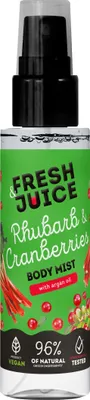 Obrázek produktu pro FRESH JUICE Tělový sprej Rebarbora a brusinka 150 ml