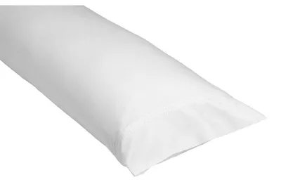 Kissenbezug Baumwolle weiß 45 x 170 cm
