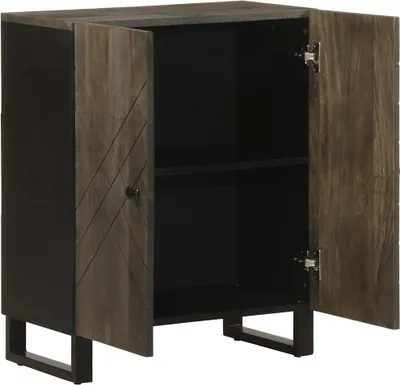 Obrázek produktu pro vidaXL Příborník černý 60x33x75 cm z masivního dřeva mango