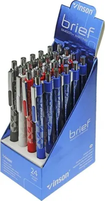 Obrázek produktu pro Długopis automatyczny Brief niebieski 0.7 mm, 24 szt.