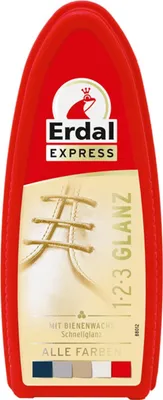 Produktbild von Erdal Express 1-2-3 Glanz Farblos - Schwamm - mit Bienenwachs