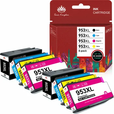 Produktbild von [8 Pack] Toner Kingdom Druckerpatronen für HP 953 953XL Kompatibel mit HP OfficeJet Pro 8210 8720 8710 7720 7740 7730 8218 8715 8718 8725 8728 8730 8740