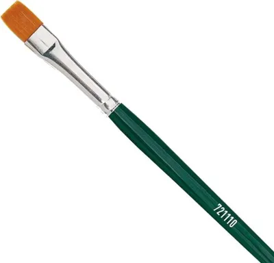 Zdjęcie produktu dla KREUL Haarpinsel Hobby Line BASIC, Nylon, flach, Gr. 10