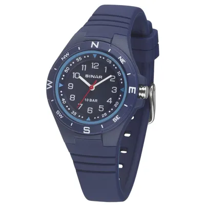 Produktbild von Sinar XB-23-2 Uhr Junge Kinderuhr Silikon blau