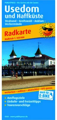 Produktbild von Usedom und Haffküste 1:100 000