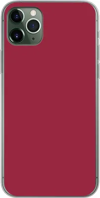 Produktbild von MuchoWow® Handyhülle Schutzhülle Hülle für Telefoonhoesje iPhone 11 Pro Max Rot - Einfarbig Silikon Softcase Handy Hülle - Schutz