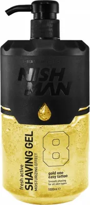 Immagine prodotto di Gel da barba trasparente Nishman 08 Gold 1000ml