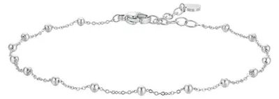 Image de Collier minimaliste en acier avec des boules CV164