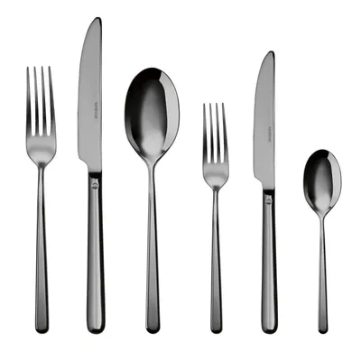Obrázek produktu pro Sambonet Sada příborů Linear nerezová ocel/PVD černá 36 ks. S0025-S00019-52713B83