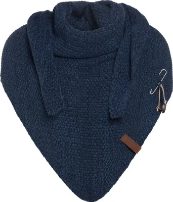 Produktbild von Knit Factory Coco Dreiecksschal - Jeans/Navy - 190x85 cm