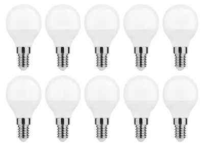 Produktbild von Modee E14 LED Kugellampe P45 4,9W 470lm 2700K Warmweiß 10 Stück