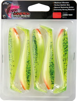 Produktbild von Fox Rage Zander Pro Ultra UV 12cm - 5 Gummifische, Farbe:Lemontiger