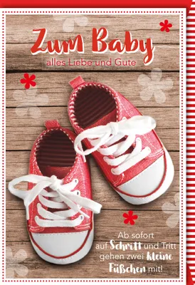 Produktbild von Geburt – Baby – Freudiges Ereignis - Karte mit Umschlag 17