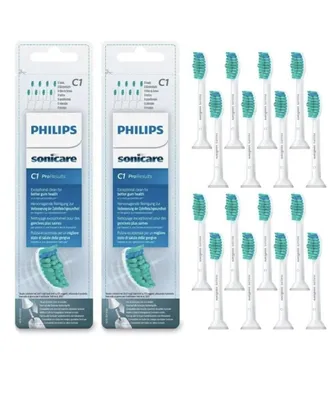 Produktbild von 16x Philips Sonicare ProResults HX6018/07 Standard-Bürstenköpfe 16er-pack C1