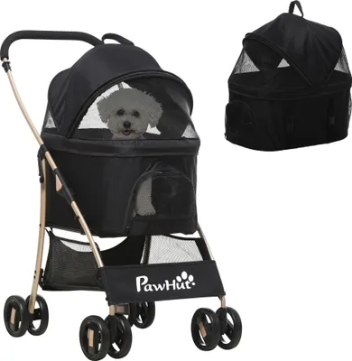 Produktbild von Pawhut PawHut kočárek pro psy i s funkcí přenosné postýlky D00-166V00