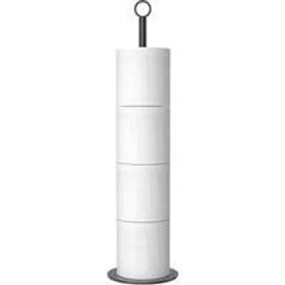 Produktbild von Toiletrolhalter, freistehender Toiletrolhalter mit Ersatzfunktion, Edelstahl-Toiletrolhalter für den Badezimmer, geeignet für 4-6 Rollen