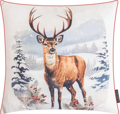 Produktbild von MAGMA Heimtex - Kissenhülle - SILVA - 45x45 cm - Hirsch