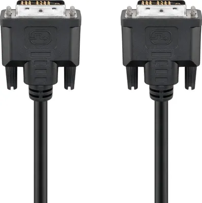 Zdjęcie produktu dla Goobay MMK 120-200 18+1 DVI-D 2m, 2 m, DVI-D, DVI-D, Czarny, Męska/Męska