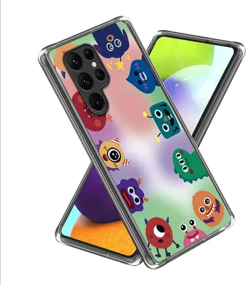 Produktbild von Für Samsung Galaxy S23 Ultra Silikon Handy Tasche TPU Muster 39 Hülle Etuis Schutz Neu