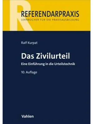 Obrázok produktu pre Das Zivilurteil