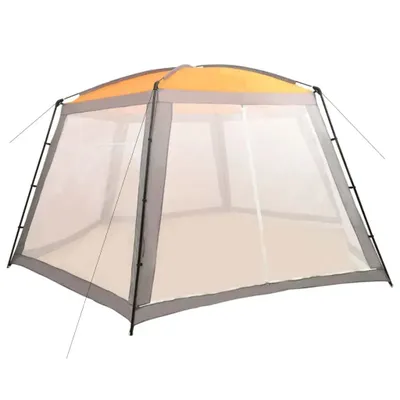 Image de Tente de piscine Toile 660x580x250 cm Gris