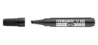 Obrázok produktu pre Permanentný popisovač, 1-4 mm, zrezaný hrot, ICO "Permanent 12 XXL", čierny