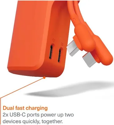 Obrázek produktu pro Cygnett CY5358PBCHE, 5000 mAh, 15 W, Oranžová