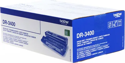 A product box for a Brother DR-3400 drum unit.