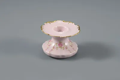 Produktbild von Kerzenleuchter, rosa Porzellan, Amis, 5 cm, Leander