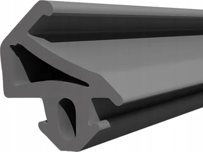 Produktbild von DQ-PP Fensterdichtung | Schwarz | 50 m | S-1155 | Für PLUS-TEC PVC Fenster | Gummidichtug Dichtband | Kunststofffensterdichtungen | Profildichtung Tür