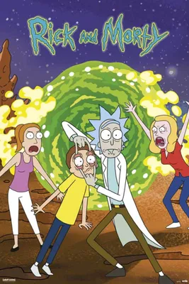 Produktbild von Poster Rick and Morty Portal II 61x91.5cm