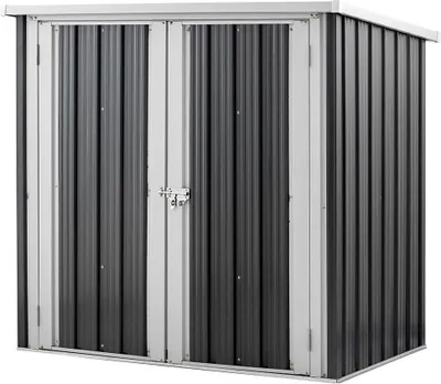 Produktbild von HOME DELUXE - Geräteschuppen BOHIO - Größe: XXS - Maße 147 x 86 x 134 cm, Raumfläche 1 m², inkl. Fundament I Gerätehaus Gartenschuppen Gartenschrank