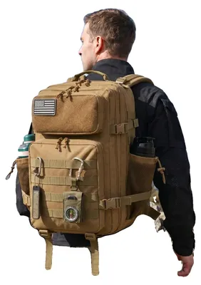 Produktbild von Taktischer Rucksack, Molle-kompatibel, große Kapazität, Khaki