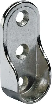 Produktbild von Hettich Schrankrohrlager für ovale Schrankrohre Ø15/30 mm Ø 15/22 mm weiß