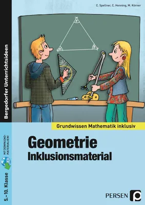 Produktbild von Geometrie - Inklusionsmaterial (5. bis 10. Klasse)