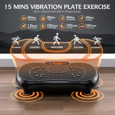 Obrázok produktu pre Vibračná doska – Vibračný tréner – Stimulátor svalov – Fitness zariadenie – Tréningová doska – S diaľkovým ovládaním