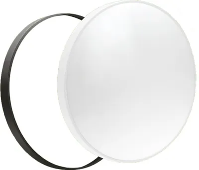 Produktbild von Spectrum LED NYMPHEA RINGS schwarz & weiß Deckenleuchte IP54 18W 2050lm Kaltweiß 6000K rund
