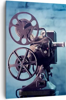 Produktbild von Bild auf Leinwand - Leinwandbild - Einteilig - Film projektor gedächtnis geschichte - 70x100cm - Wand Bild - Wandbilder - Leinwanddruck - Wanddekoration - Leinwand bilder - Wandbild - PA70x100-2671