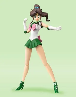 Produktbild von Sailor Moon S.H. Figuarts Action-Figur Sailor Jupiter, Animations-Cosmic-Color Edition, 14 cm